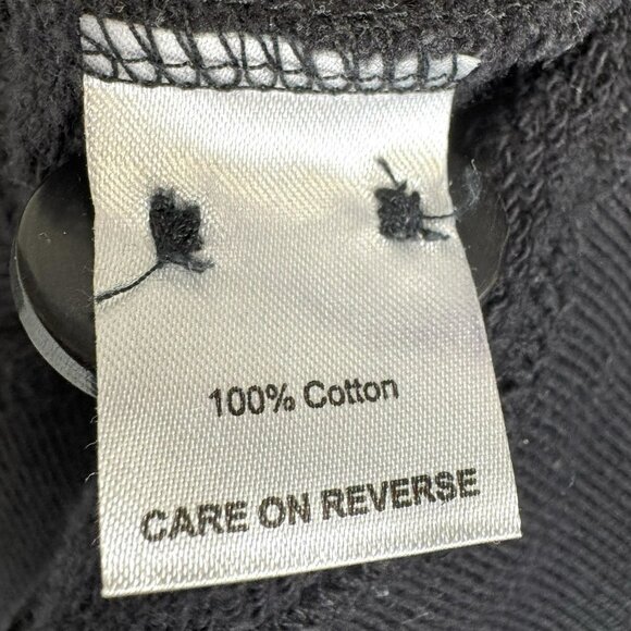 Billy Reid Shiloh Shawl Collar Pullover Sweater Mens Size Large Black Cotton - Picture 5 of 5